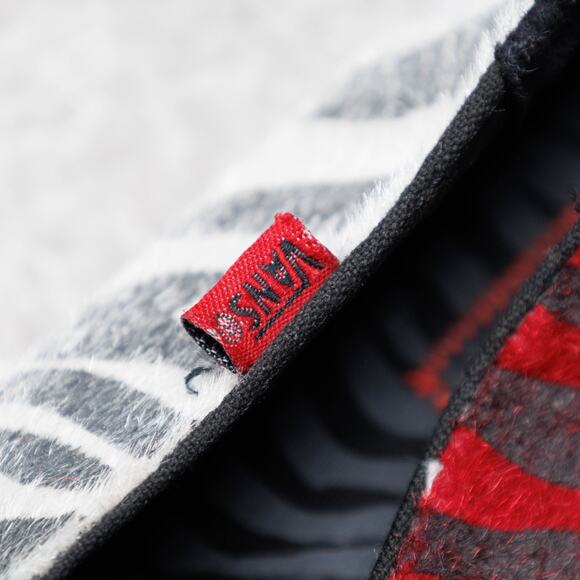 Vans Caliente Zebra Print Slip on Red Black White Sneakers Ballet Womens 10.5 - Picture 16 of 16